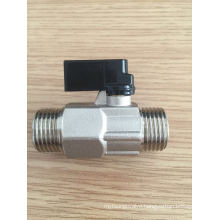 Brass Full Bore Male X Male Water Mini Ball Valve (a. 8005)